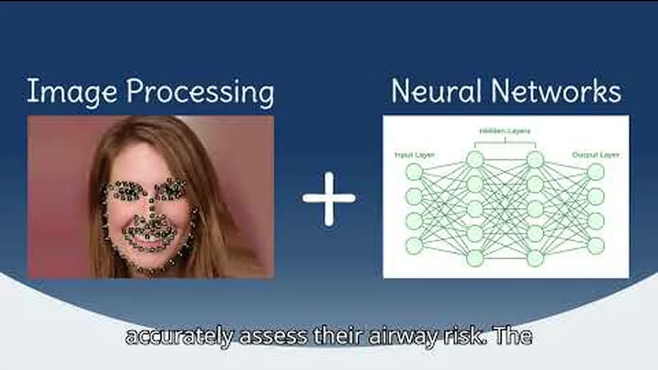 Facial landmark detection shown next to the neural network architecture.