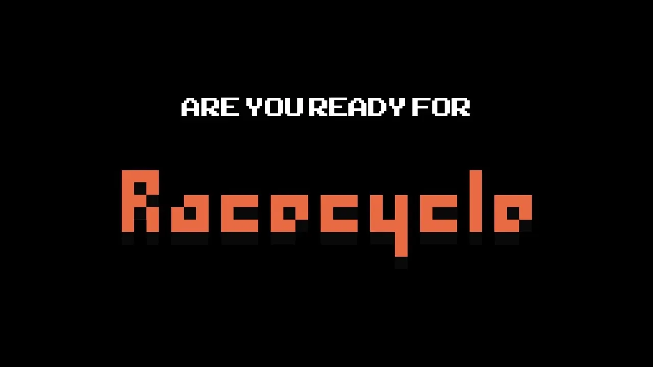 A frame from the Racecycle showcase video.